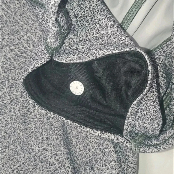 Lululemon Train Times 7/8 Pant 25 Gun Powder Gray peckled ankle Length sz 8 - Picture 5 of 8